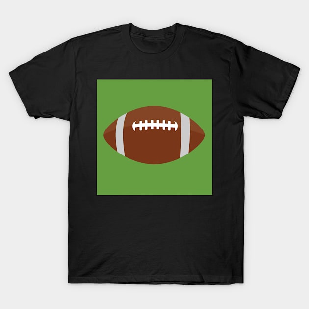 Football, Laces, Pigskin Design, Artwork, Vector, Graphic T-Shirt by xcsdesign